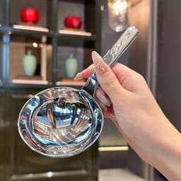 Muôi canh cán ngắn Chockmen CKM81 19cm Muôi múc canh inox muỗng canh inox 1
