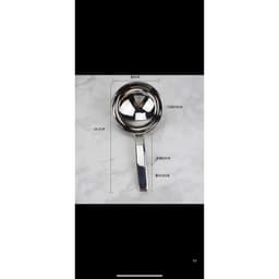 Muôi canh cán ngắn Chockmen CKM81 19cm Muôi múc canh inox muỗng canh inox 3