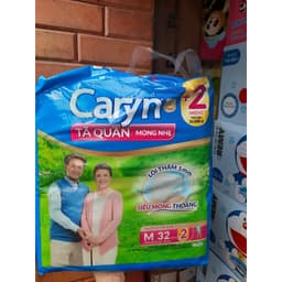 [TẶNG 2 MIẾNG]Tã quần caryn mỏng nhẹ L28 ,M32 , XL 24 miếng- siêu mỏng thoáng, chống tràn, dễ mặc 9