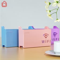 Hộp đựng wifi treo tường, Kệ wifi đặt modem, đầu kỹ thuật số, ổ cắm điện, chất liệu nhựa ABS 4