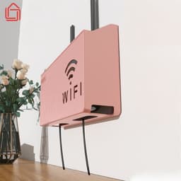 Hộp đựng wifi treo tường, Kệ wifi đặt modem, đầu kỹ thuật số, ổ cắm điện, chất liệu nhựa ABS 7