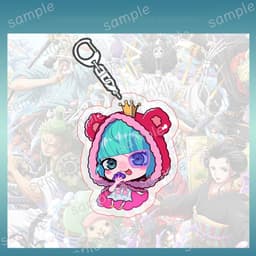 (mua 1 tặng 1) Móc khóa ONE PIECE ver HOẠT ĐỘNG Đảo hải tặc mica trong acrylic in hình anime chibi quà tặng độc đáo 3