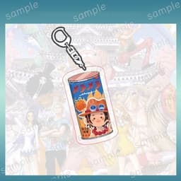 (Mua 1 tặng 1) Móc khóa ONE PIECE ver ĐỒ ĂN VẶT Đảo hải tặc mica trong acrylic in hình anime chibi quà tặng độc đáo 9