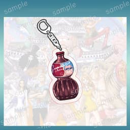 (Mua 1 tặng 1) Móc khóa ONE PIECE ver ĐỒ ĂN VẶT Đảo hải tặc mica trong acrylic in hình anime chibi quà tặng độc đáo 3
