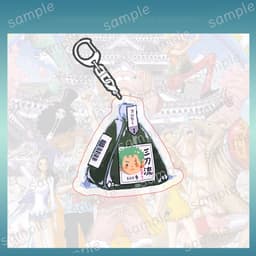 (Mua 1 tặng 1) Móc khóa ONE PIECE ver ĐỒ ĂN VẶT Đảo hải tặc mica trong acrylic in hình anime chibi quà tặng độc đáo 5