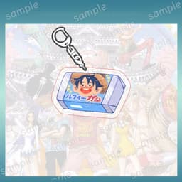 (Mua 1 tặng 1) Móc khóa ONE PIECE ver ĐỒ ĂN VẶT Đảo hải tặc mica trong acrylic in hình anime chibi quà tặng độc đáo 2