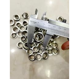 Khoen mắt cáo ore 12mm Khuy mắt cáo đóng bạt, bấm bạt Bằng sắt Túi 100 cái Có long đền 6