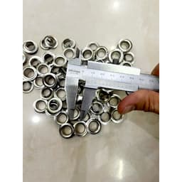 Khoen mắt cáo ore 12mm Khuy mắt cáo đóng bạt, bấm bạt Bằng sắt Túi 100 cái Có long đền 7