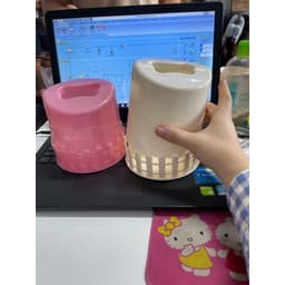 Hộp đựng giấy ăn, khăn giấy tròn nhựa Gia Long tiện lợi (MS: 9001) Đựng Giấy để Bàn Ăn,nhà hàng- Nhựa Việt Nhật 3