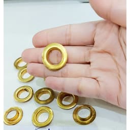 Khoen ore 14mm Khuy mắt cáo đóng bạt, bấm bạt Bằng sắt Túi 100 cái + 100 long đền 8