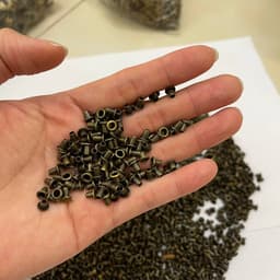 Khoen ore 2mm mắt cáo 2ly Sắt xi Màu đồng Bấm túi giấy,đồ mini,thủ công Bịch 100 cái Không long đền 1