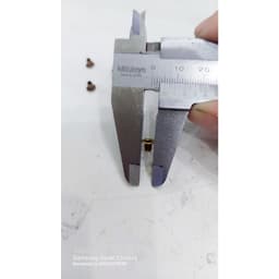 Khoen ore 2mm mắt cáo 2ly Sắt xi Màu đồng Bấm túi giấy,đồ mini,thủ công Bịch 100 cái Không long đền 4