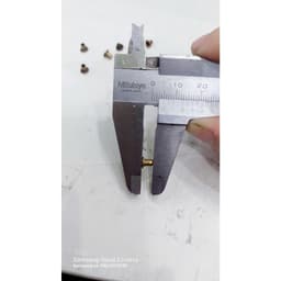 Khoen ore 2mm mắt cáo 2ly Sắt xi Màu đồng Bấm túi giấy,đồ mini,thủ công Bịch 100 cái Không long đền 6