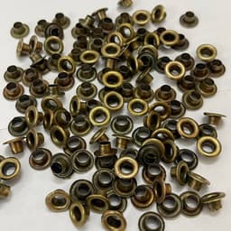 Khoen mắt cáo 5mm - Ô rê 5mm Sắt Bịch 100 cái Chuyên dùng đóng túi giấy, thẻ tag, bạt... 6