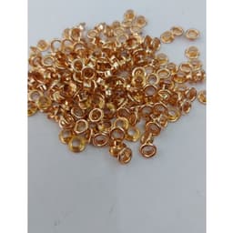 Khoen ore loại 5li,6li,8li,10li không rỉ sét (Khoen bằng thau loại mỏng) Màu bạc Màu vàng Bịch 100 cái Có long đền 5