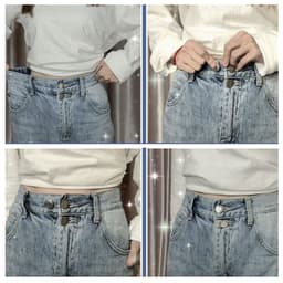 Nút đóng quần jean, nút quần jean quần bò (2 chi tiết) Cúc khuy gài size 17mm Màu đồng Màu bạc Không gỉ sét Bịch 10 nút 8
