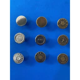 Nút đóng quần jean, nút quần jean quần bò (2 chi tiết) Cúc khuy gài size 17mm Màu đồng Màu bạc Không gỉ sét Bịch 10 nút 5