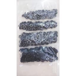 Nút bấm 4 thành phần (nút bóp, nút lò xo) Sơn đen bóng đen nhám Bằng Thau không gỉ Size 12mm,15mm 9