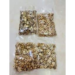 Nút bóp nút bấm 4 chi tiết/ 4 thành phần Size 12mm Màu bạc Màu đồng Màu vàng Hàng bằng thau không bị gỉ sét Phụ liệu may 2