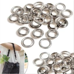 Khoen mắt cáo ore 6mm,8mm,10mm,12mm,14mm, 17mm, 20mm Có long đền Chất liệu đồng thau (dày) không bị gỉ sét Phụ liệu may 3