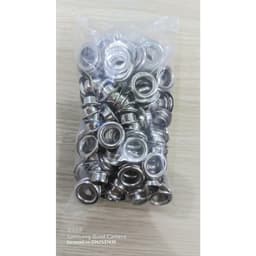 Khoen mắt cáo ore 6mm,8mm,10mm,12mm,14mm, 17mm, 20mm Có long đền Chất liệu đồng thau (dày) không bị gỉ sét Phụ liệu may 9