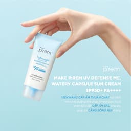 Kem Chống Nắng Vật Lý, Hoá Học Nâng Tone, Kiềm Dầu Make P:rem UV Defense Me SPF50+ PA+++ 7
