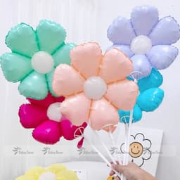 Bóng hình hoa cúc trang trí sinh nhật phong cách Hàn Quốc 2