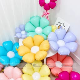Bóng hình hoa cúc trang trí sinh nhật phong cách Hàn Quốc 5