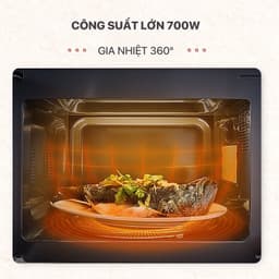 Lò Vi Sóng Cổ Điển Qcooker CR-WB01B Bảo Hành Chính Hãng Dung Tích 20L Công Suất 700W 4