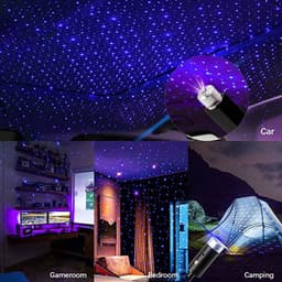 Đèn LED Combo 5 Tạo Hiệu Ứng Bầu Trời Sao Lãng Mạn Điều Chỉnh Trang Trí Xe Hơi 3