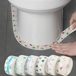 Combo 5 Cuộn Băng Keo 3,3m Dán Viền Bồn Rửa Bát/ Nhà Bếp Chống Thấm Ẩm Mốc 4