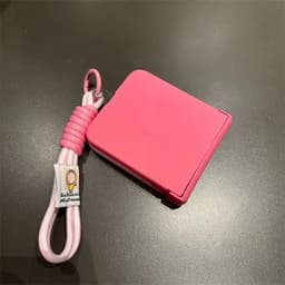 [CÓ SẴN] Nhiều màu - Ốp Z Flip 8 - Z Flip 5 - Flip7 5G màu pastel xinh xắn kèm dây vải chắc chắn + thanh bản lề 7