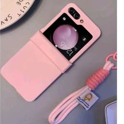 [CÓ SẴN] Nhiều màu - Ốp Z Flip 8 - Z Flip 5 - Flip7 5G màu pastel xinh xắn kèm dây vải chắc chắn + thanh bản lề 2