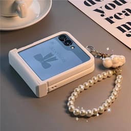 [CÓ SẴN] Nhiều màu - Ốp Z Flip7 - Flip6 - Flip4 - Flip5 5G màu pastel xinh xắn dây mây nhũ kèm thanh bảo vệ bản lề 4