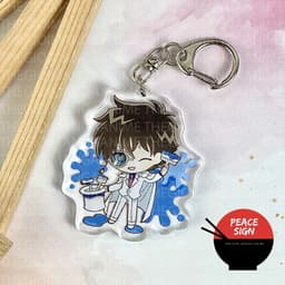 (Mua 1 tặng 1) Móc khóa DETECTIVE CONAN ver SƠN NƯỚC Thám tử lừng danh in hình anime chibi mica trong acrylic 9
