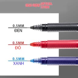 Combo 03 Chiếc Bút Gel Liền Mực M&G V3401 Ngòi 0.5mm Siêu Nhiều Mực 3