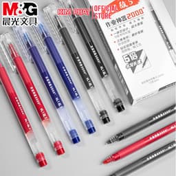 Combo 03 Chiếc Bút Gel Liền Mực M&G V3401 Ngòi 0.5mm Siêu Nhiều Mực 2