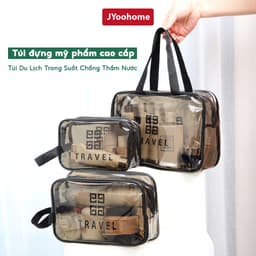 Túi Đựng Mỹ Phẩm Trang Sức Đồ Trang Điểm JYoohome Trong Suốt Đựng Đồ Du Lịch Cá Nhân Tiện Lợi 1