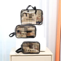 Túi Đựng Mỹ Phẩm Trang Sức Đồ Trang Điểm JYoohome Trong Suốt Đựng Đồ Du Lịch Cá Nhân Tiện Lợi 6