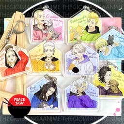 (mua 1 tặng 1) Móc khóa in hình TOKYO REVENGERS ver THÚ CƯNG Kịch trường của Takemichi anime chibi mica dễ thương 1