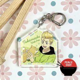 (mua 1 tặng 1) Móc khóa in hình TOKYO REVENGERS ver THÚ CƯNG Kịch trường của Takemichi anime chibi mica dễ thương 5
