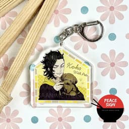 (mua 1 tặng 1) Móc khóa in hình TOKYO REVENGERS ver THÚ CƯNG Kịch trường của Takemichi anime chibi mica dễ thương 6
