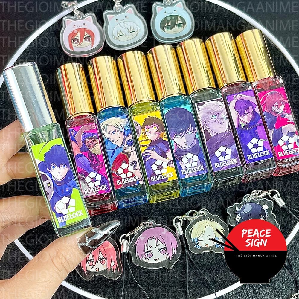 (m2) Xịt thơm BLUE LOCK theo nhân vật nước hoa lưu hương anime Kaiser Nagi Reo Shidou