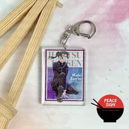 (mua 1 tặng 1) Móc khóa JUJUTSU KAISEN ver TẠP CHÍ Chú thuật hồi chiến in hình anime chibi mica acrylic dễ thương 6