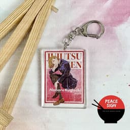 (mua 1 tặng 1) Móc khóa JUJUTSU KAISEN ver TẠP CHÍ Chú thuật hồi chiến in hình anime chibi mica acrylic dễ thương 8