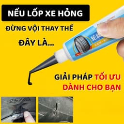 Keo Trám Vá Lốp Cao Cấp Công Nghệ Nhật ,Sửa Chữa Vết Rách Lốp Có Độ Đàn Hồi Cao,Chịu Nhiệt Tôt 6