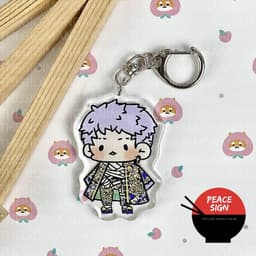 Mua 1 tặng 1 Móc khóa in hình TOKYO REVENGERS ver MẮT NHỎ Kịch trường của Takemichi anime chibi mica trong acrylic 7