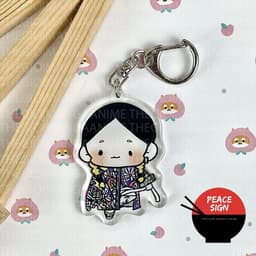 Mua 1 tặng 1 Móc khóa in hình TOKYO REVENGERS ver MẮT NHỎ Kịch trường của Takemichi anime chibi mica trong acrylic 4