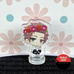(mua 1 tặng 1) (3CM) Mô hình Standee BLUE LOCK ver VÒNG HOA - CHUẨN BỊ ĐI NGỦ mini chibi mica acrylic tượng anime 6