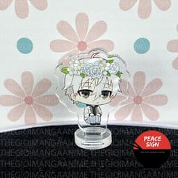 (mua 1 tặng 1) (3CM) Mô hình Standee BLUE LOCK ver VÒNG HOA - CHUẨN BỊ ĐI NGỦ mini chibi mica acrylic tượng anime 8